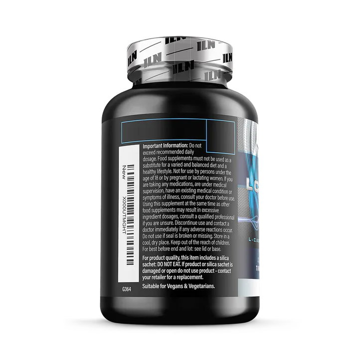 Iron Labs Nutrition L Carnitine Capsules - 1,000mg per Serving - 120 Vegetarian Capsules, additional product view 3