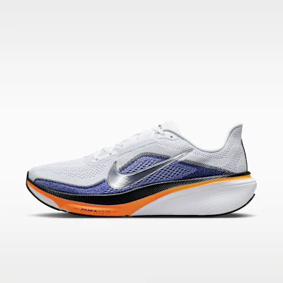 Nike Pegasus 42 Men's Road-Running Shoes - White/Lapis/Total Orange/Metallic Silver
