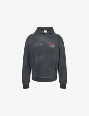 DUKE & DEXTER DR1 Helmet Washed Cotton-Jersey Hoodie