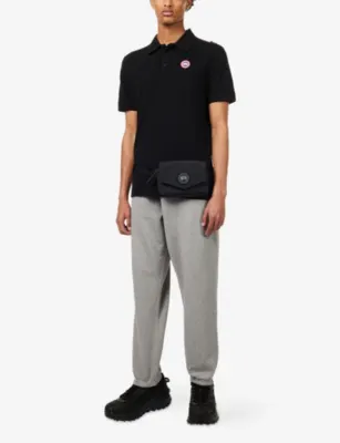 CANADA GOOSE Beckley Short-Sleeve Cotton Polo Shirt detail 2