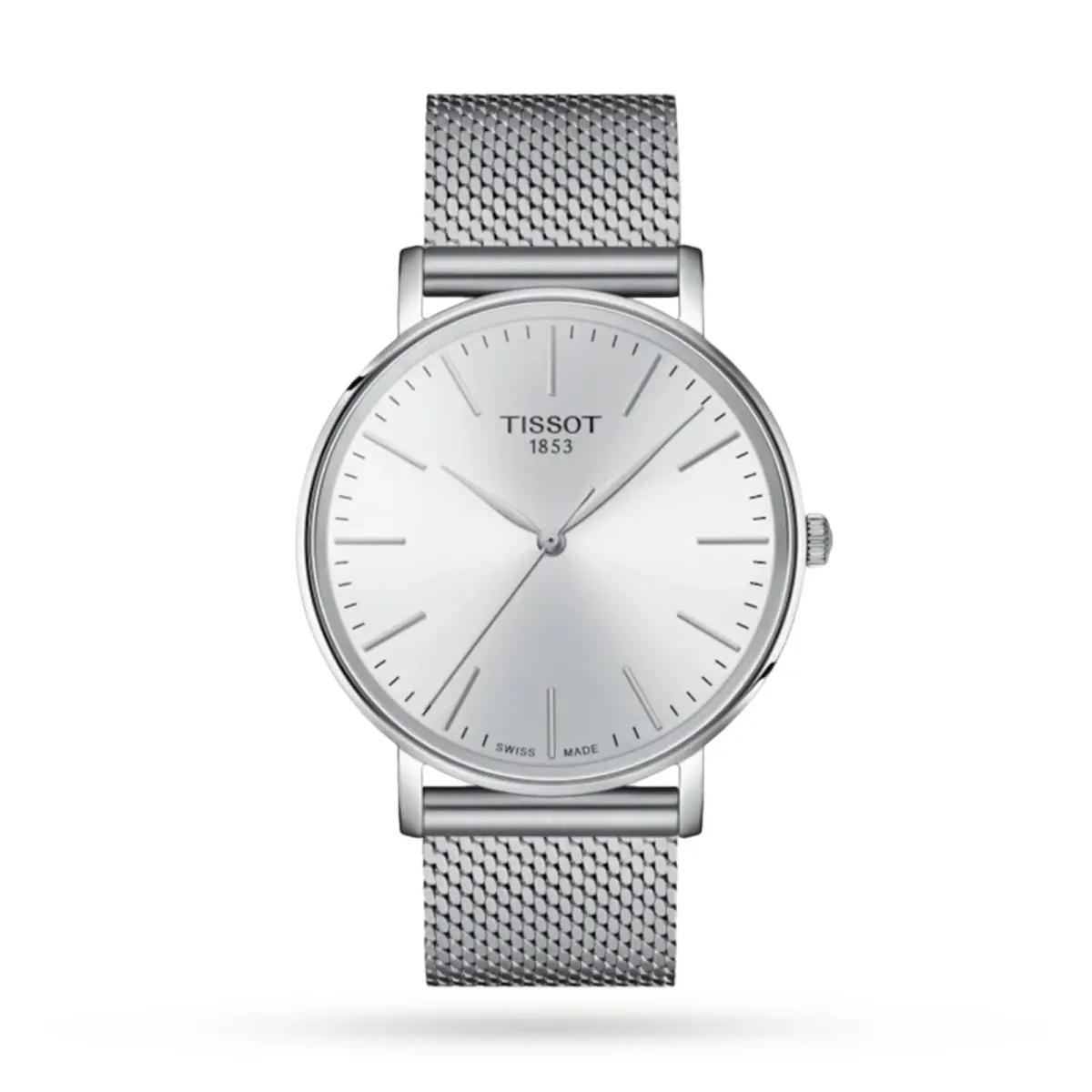 Tissot Everytime 40mm Mens Watch Silver