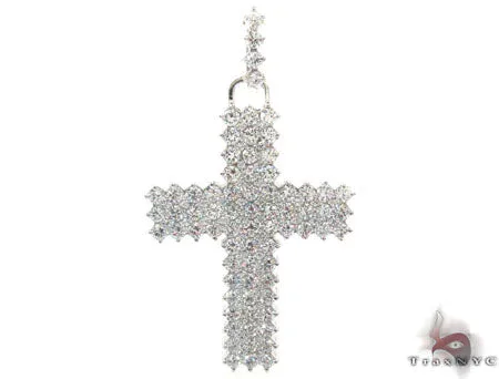 RINA - For Him FACTORY Tension Diamond Cross 22555 in Rose Gold – Pendant