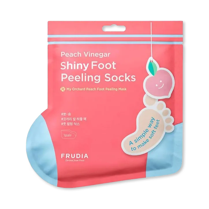 Frudia Peach Vinegar Shiny Foot Peeling Socks - 1 pair