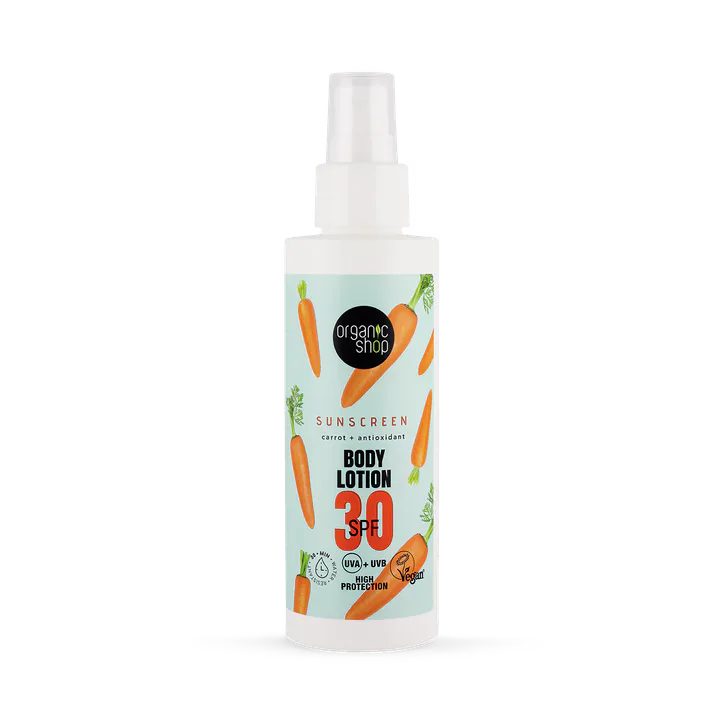 Organic Shop Sunscreen Body Lotion 30 SPF 150ml
