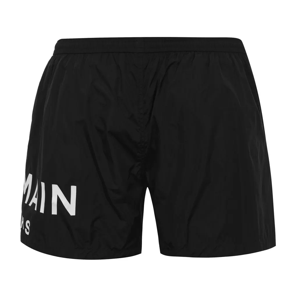 Balmain Men's Logo Swim Shorts detail 2