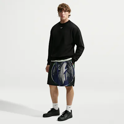 Nike Minnesota Timberwolves Standard Issue Nike Men's Fleece Basketball Shorts - Black/White in Black/White – Nike men's and unisex