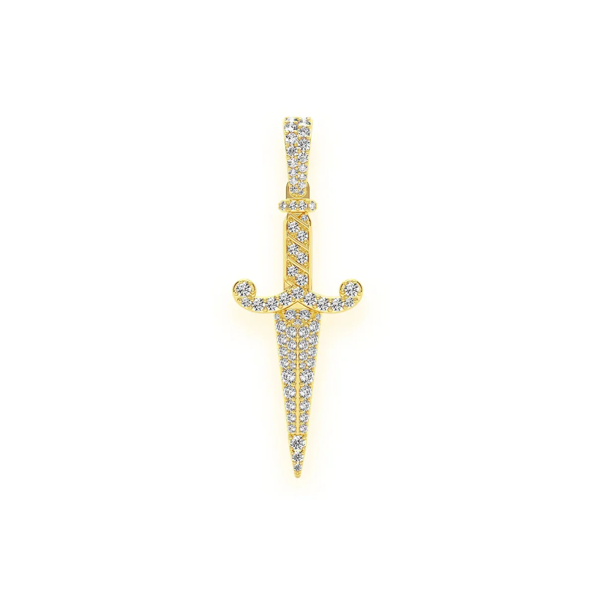 For Him Dagger Pendant in 1.50ctw / Rose Gold – Pendant