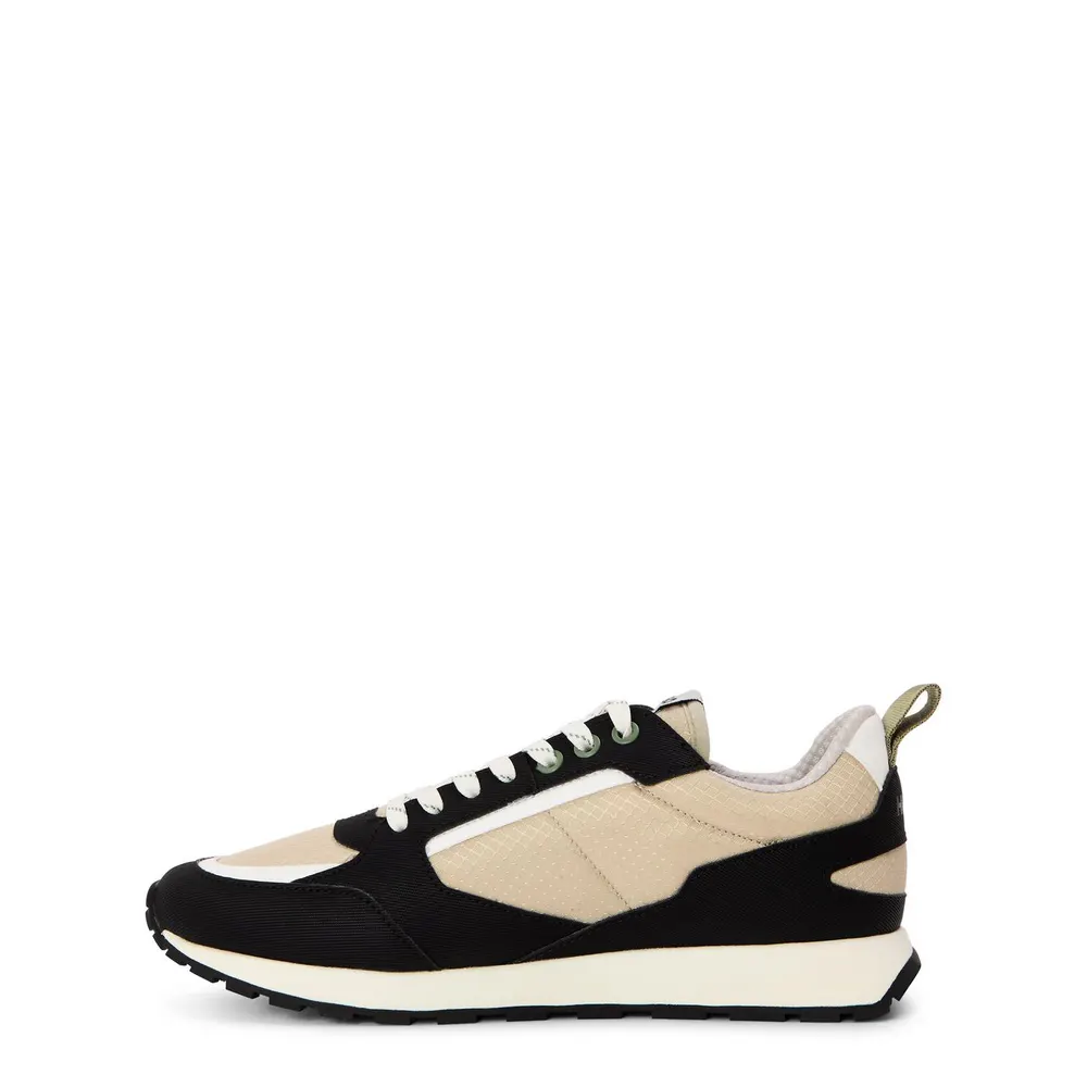 Hugo Men's Icelin Runn Puny Low-Top Trainers in Open Beige, additional product view 2