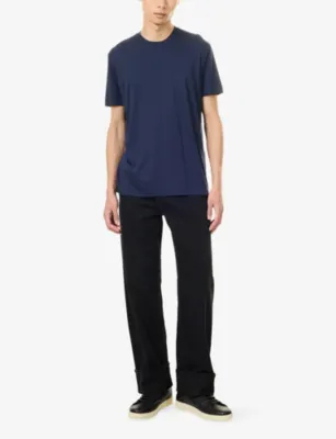 TOM FORD Crew-Neck Lyocell And Cotton T-Shirt detail 2