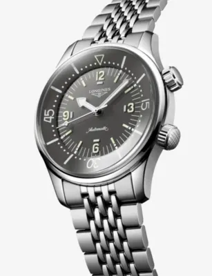 LONGINES L3.764.4.99.6 Legend Diver Stainless-Steel Automatic Watch detail 2