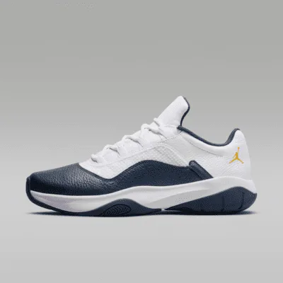 Jordan Air Jordan 11 CMFT Low Men's Shoe - White/Armoury Navy/Pollen in White/Armoury Navy/Pollen – Nike men's and unisex