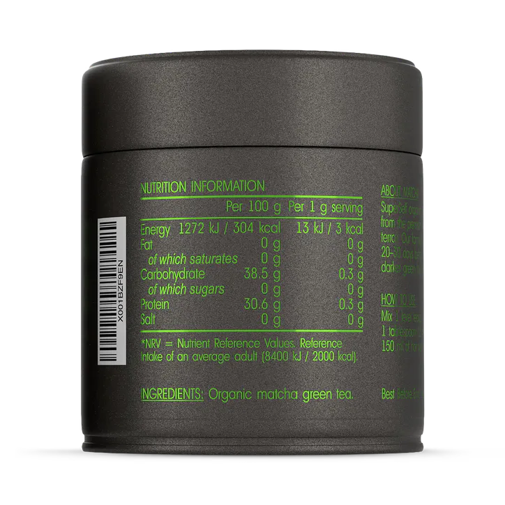 SuperSelf Organic Matcha Green Tea Powder Ceremonial Grade 50g detail 3