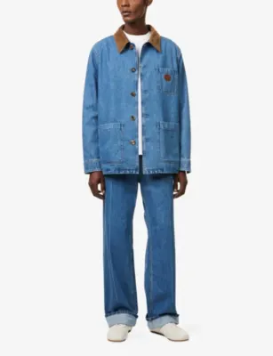 VALENTINO GARAVANI Straight-Leg Washed Denim Jeans detail 2