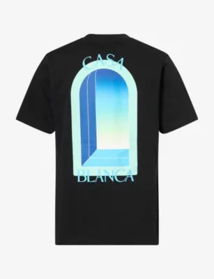 CASABLANCA Classic Arch Cotton T-Shirt