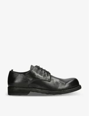 OFFICINE CREATIVE Bulla leather derby shoes - EUR 43.5 / 9.5 UK MEN in BLACK – Mens | Smart shoes | Derby shoes