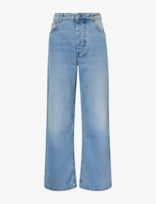 AMI PARIS Wide-Leg Denim Jeans