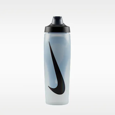 Nike Refuel Locking-Lid Water Bottle (710ml approx.) - Natural/Black