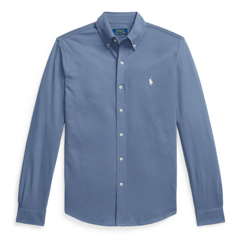 Polo Ralph Lauren Men's Slim Fit Button-Down Plain Shirt