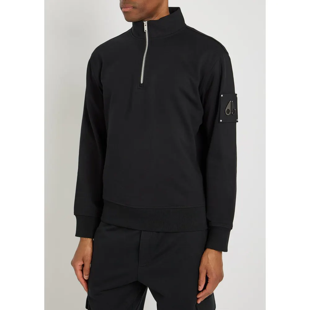 Moose Knuckles MK SWEAT 1/4 ZIP HARTSFIELD detail 2
