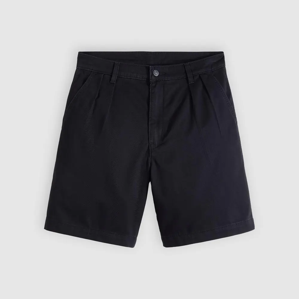 Levis Men's Baggy Pleated Cotton Denim Shorts