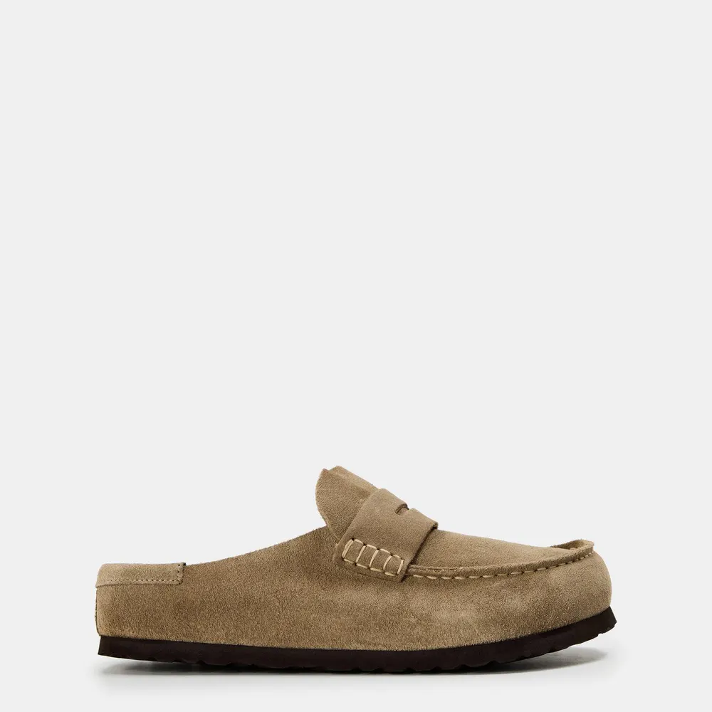 Birkenstock Men's Naples Wrapped Clogs in Taupe – Footwear
