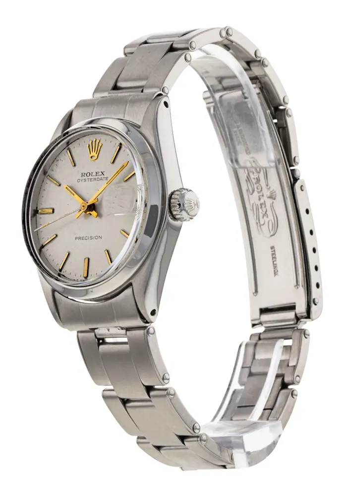 Rolex Oyster Precision 6466 — 1971 — Good in Silver Baton, additional product view 2