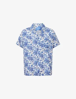 ARRELS BARCELONA Marmais Floral-Print Woven Shirt