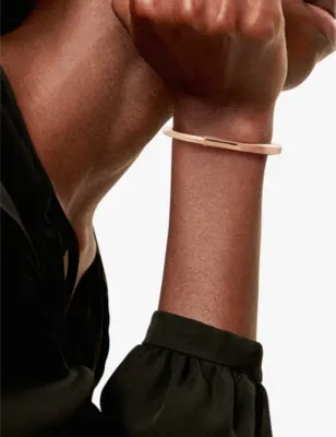 TIFFANY & CO Tiffany Lock 18ct rose-gold bangle bracelet - S detail 2