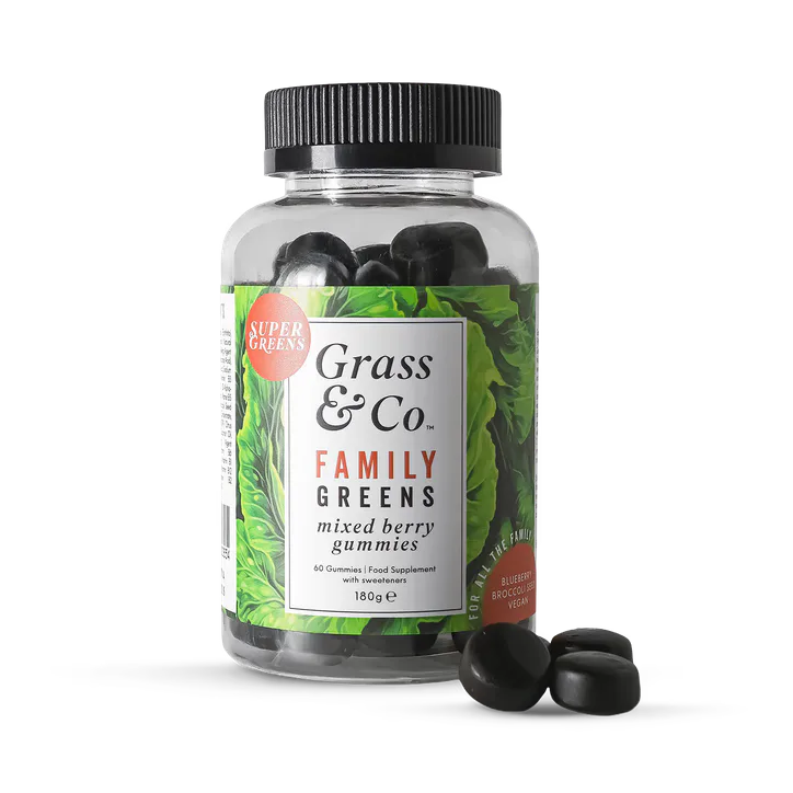 Grass & Co. FAMILY Super Greens Gummies 60 Vegan Gummies