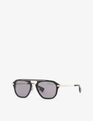 DITA DTS416 Terracraft aviator-frame acetate sunglasses detail 2