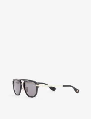 DITA DTS416 Terracraft aviator-frame acetate sunglasses detail 3