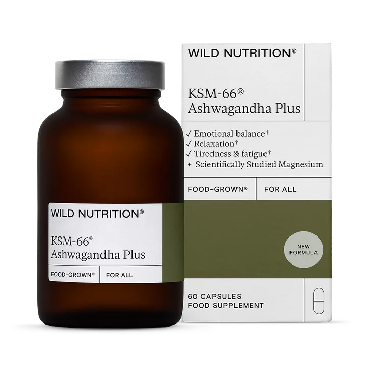 Wild Nutrition KSM-66 Ashwagandha Plus 60 Capsules