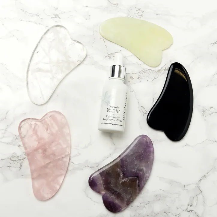 White Lotus Beauty Genuine Crystal Gua Sha Chemical Free Jade, additional product view 2