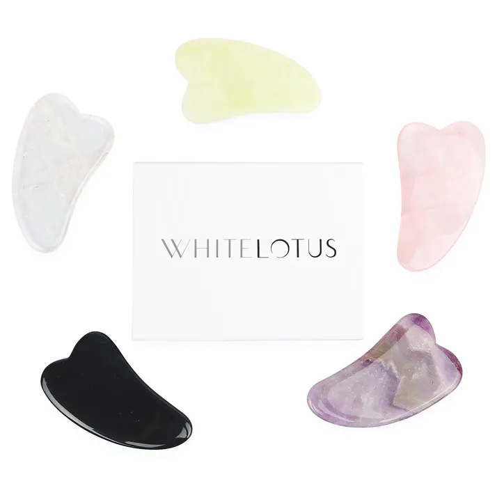 White Lotus Beauty Genuine Crystal Gua Sha Chemical Free Jade, additional product view 3