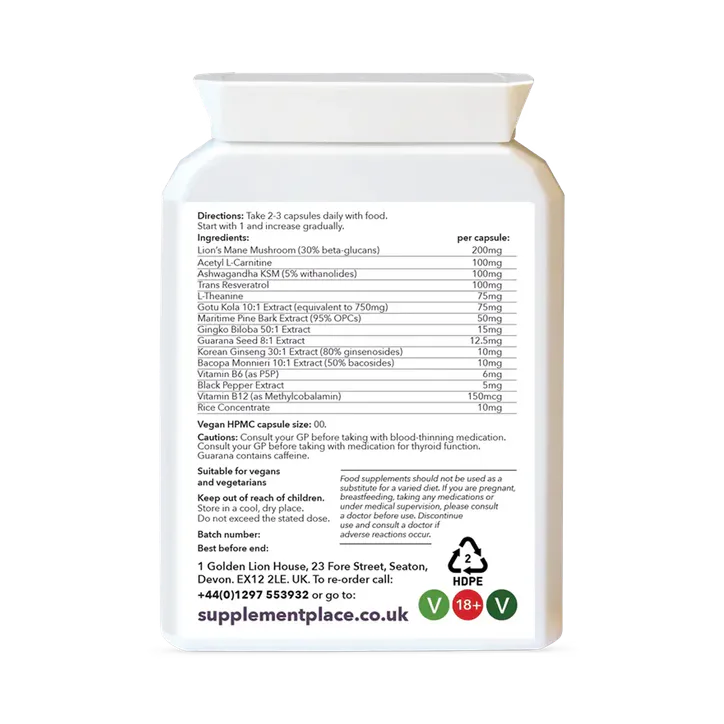 Supplement Place Nootropic Complex | 60 Capsules detail 2
