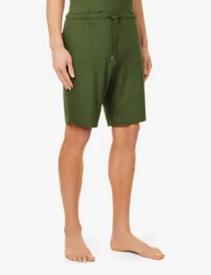 DEREK ROSE Basel relaxed-fit stretch-modal shorts detail 3