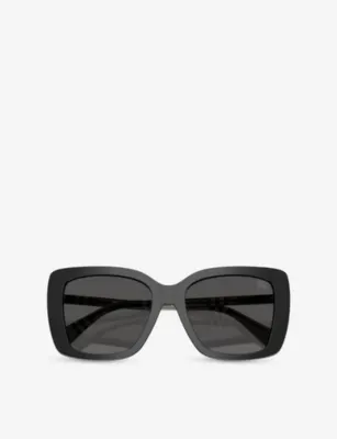 BURBERRY BE4456 Square-Frame Acetate Sunglasses