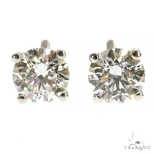 AHMED - For Him CVD 1 Ctw Round-Cut Diamond Studs (Lab) 68062 in Rose / 0.5 Ct Each – Earrings