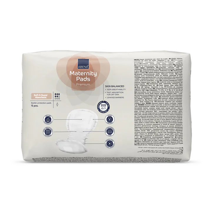 Abena Maternity Pad Premium, 15 Pack, additional product view 2