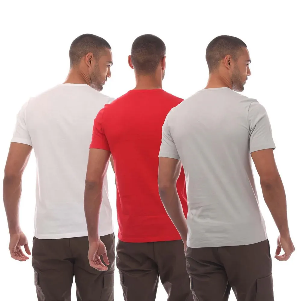 Hugo 3 Pack of T-Shirts in Multi Colour, additional product view 2