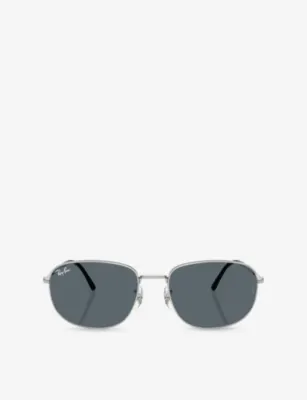 RAY-BAN RB3754 Pillow-Frame Metal Sunglasses