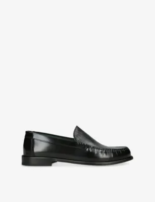 VINNY'S Martel Leather Loafers - EUR 41 / 7 UK MEN in BLACK – Mens | Loafers