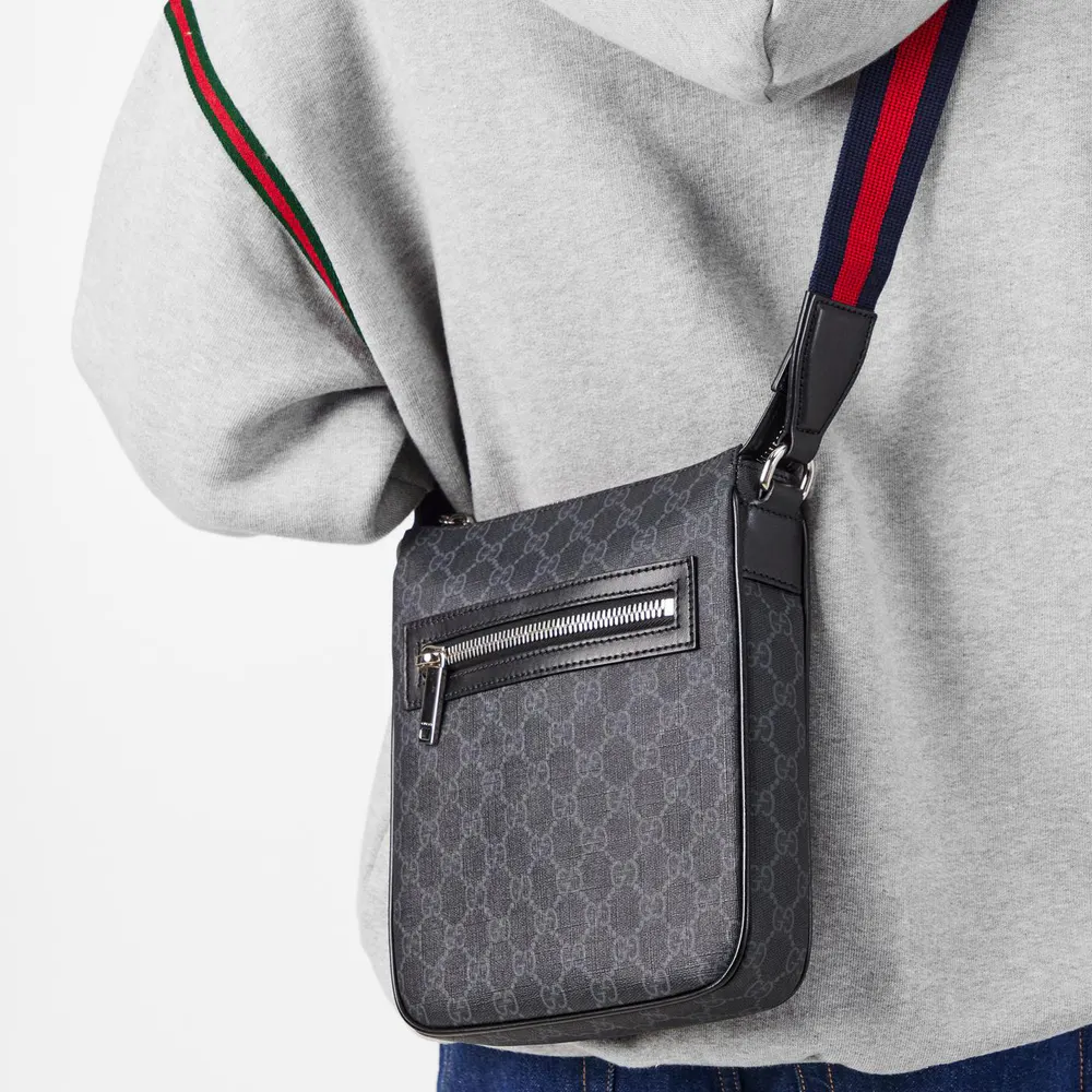 Gucci Men's GG Cotton Cross-Body Bag detail 3