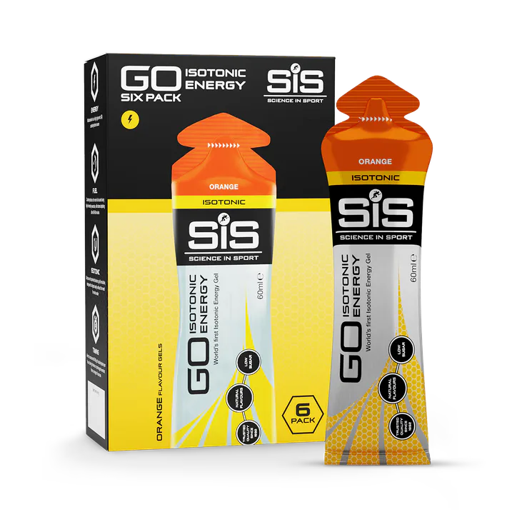 SIS (SCIENCE IN SPORT) SiS GO Isotonic Energy Gel Orange 6 x 60ml