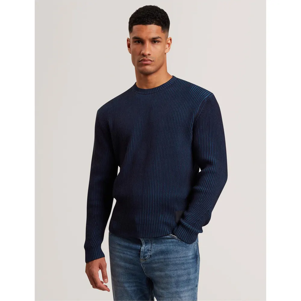 Ted Baker Men's Textured Crew Neck Jumper detail 2