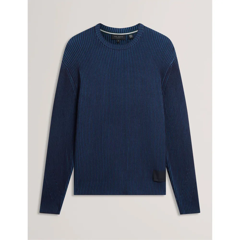 Ted Baker Men's Textured Crew Neck Jumper
