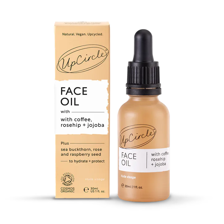 UpCircle Organic Face Oil with Coffee, Rosehip + Jojoba 30ml
