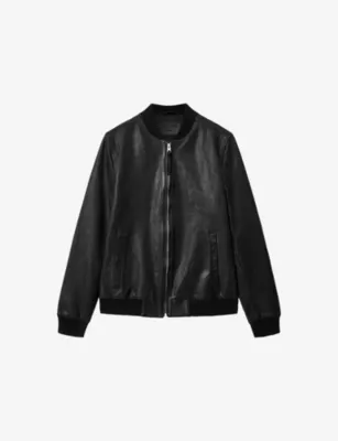 ALLSAINTS Morten Regular-Fit Leather Bomber Jacket