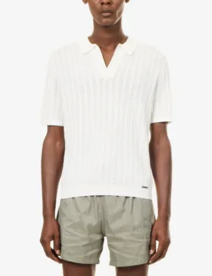 BELIER Enzo Knitted Polo Shirt detail 3