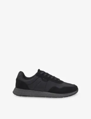 BOSS Running Mesh And Suede Trainers - EUR 41 / 7 UK MEN